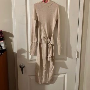 Marciano Neutral Milk Joy Sweater Dress